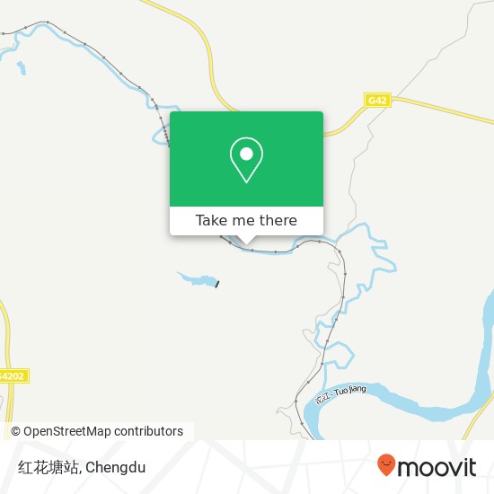 红花塘站 map