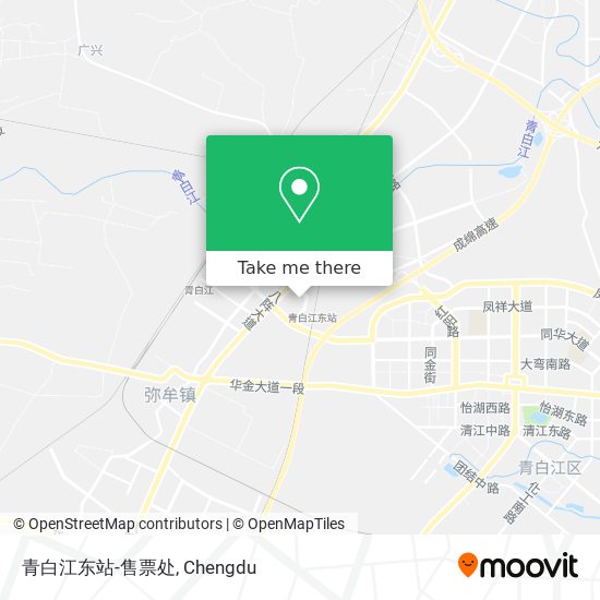 青白江东站-售票处 map
