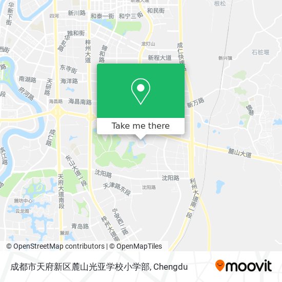 成都市天府新区麓山光亚学校小学部 map