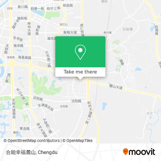 合能幸福麓山 map