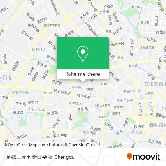 足都三元五金日杂店 map