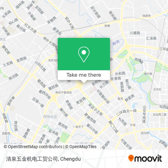 清泉五金机电工贸公司 map