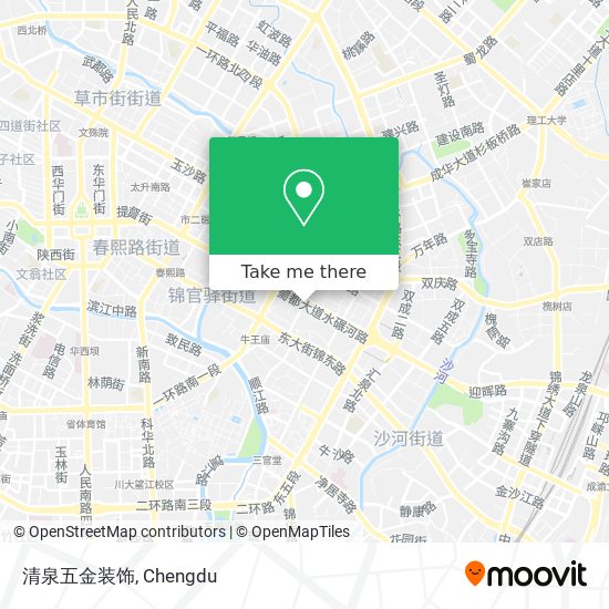 清泉五金装饰 map