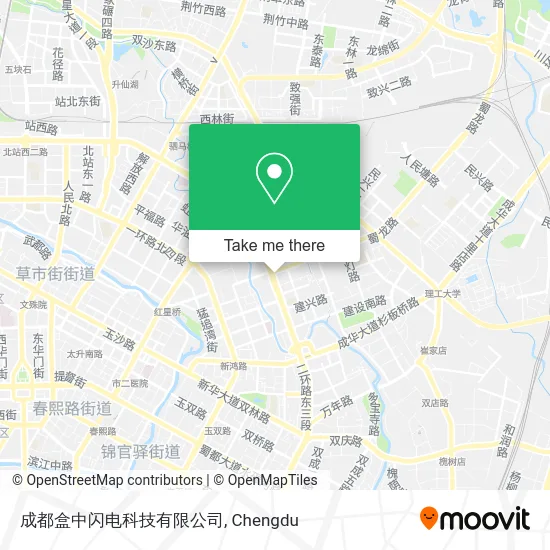 成都盒中闪电科技有限公司 map