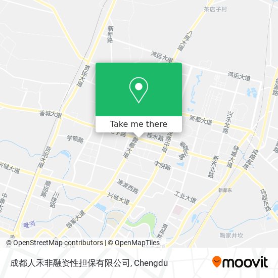 成都人禾非融资性担保有限公司 map