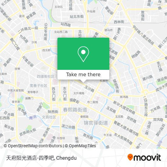 天府阳光酒店-四季吧 map