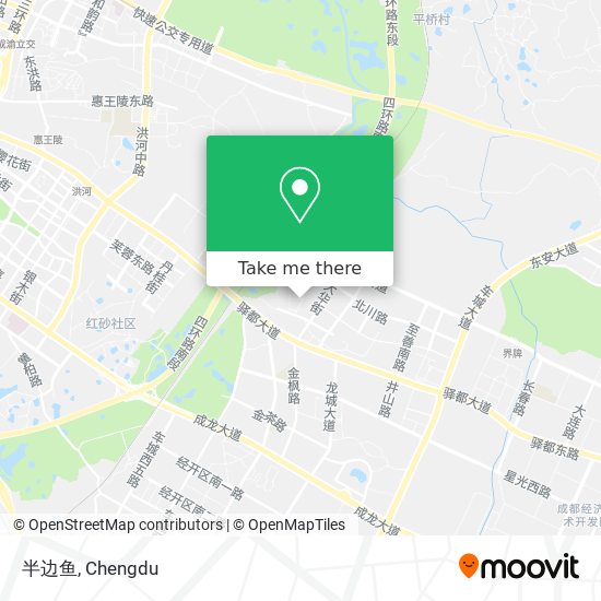 半边鱼 map
