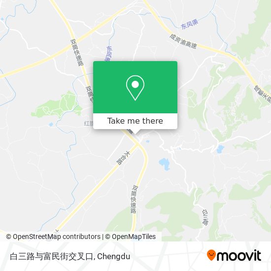 白三路与富民街交叉口 map