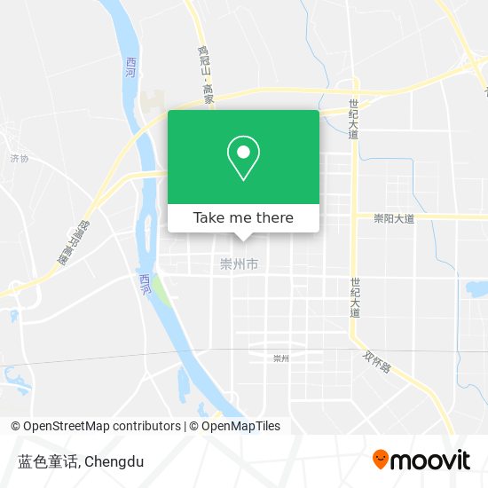 蓝色童话 map