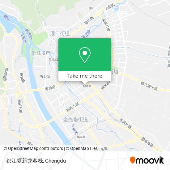 都江堰新龙客栈 map