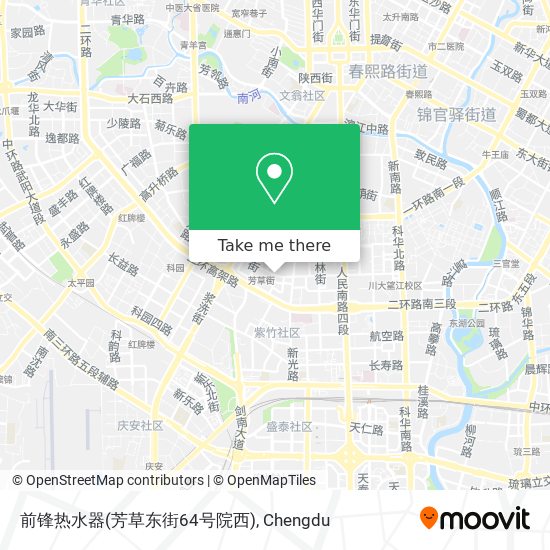前锋热水器(芳草东街64号院西) map