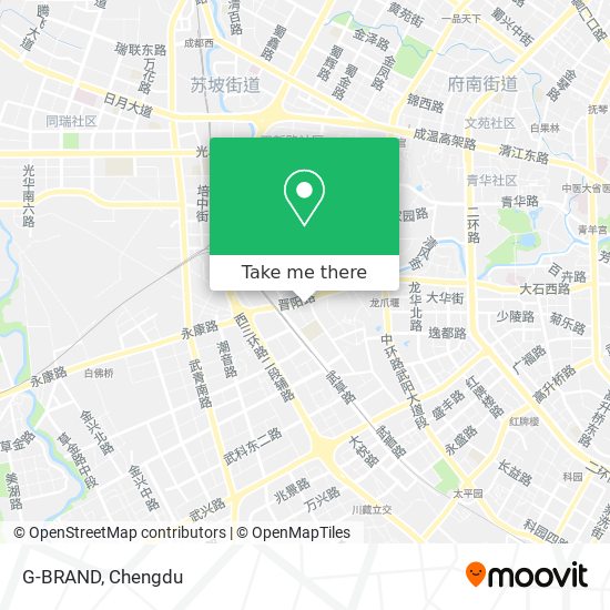 G-BRAND map