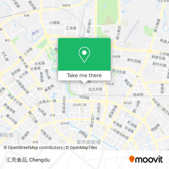 汇亮食品 map
