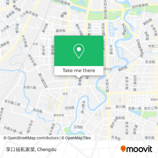 享口福私家菜 map