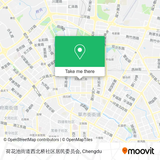 荷花池街道西北桥社区居民委员会 map