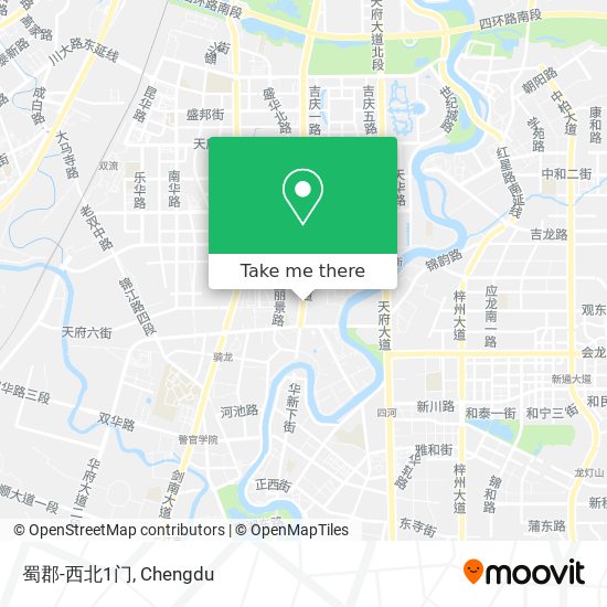 蜀郡-西北1门 map