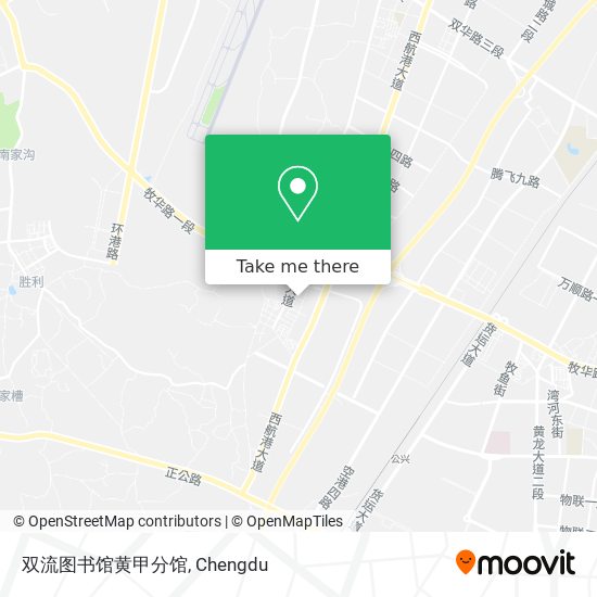 双流图书馆黄甲分馆 map