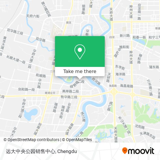 远大中央公园销售中心 map
