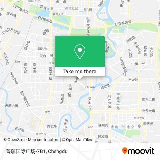 菁蓉国际广场-7B1 map