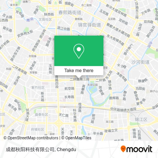 成都秋阳科技有限公司 map