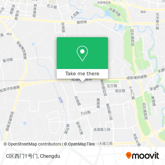 C区西门1号门 map