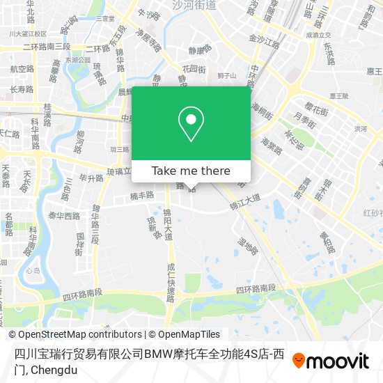 四川宝瑞行贸易有限公司BMW摩托车全功能4S店-西门 map