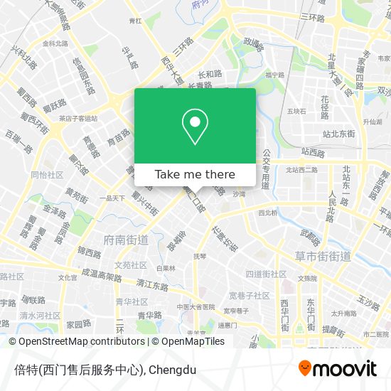 倍特(西门售后服务中心) map