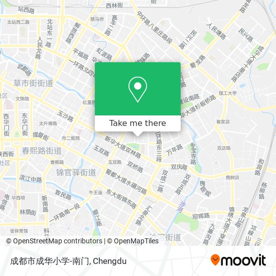 成都市成华小学-南门 map