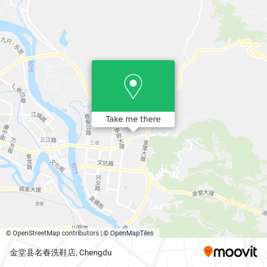 金堂县名春洗鞋店 map