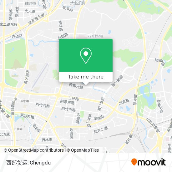 西部货运 map