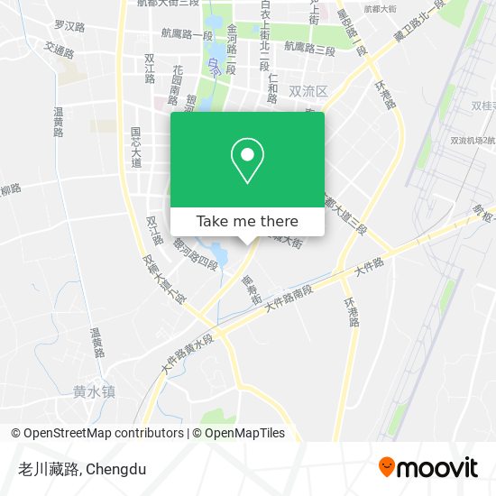 老川藏路 map