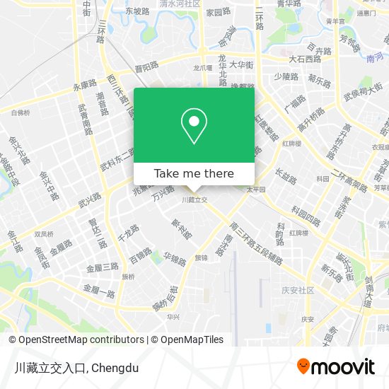 川藏立交入口 map
