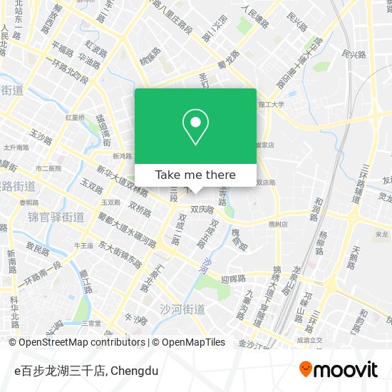 e百步龙湖三千店 map