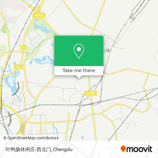 叶鸭肠休闲庄-西北门 map