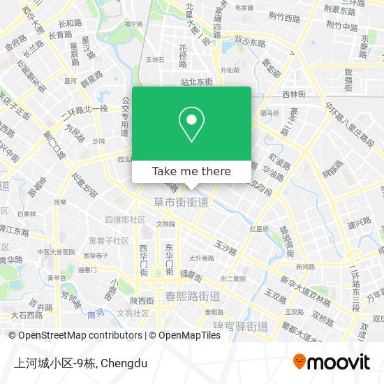 上河城小区-9栋 map