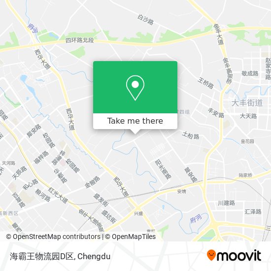 海霸王物流园D区 map