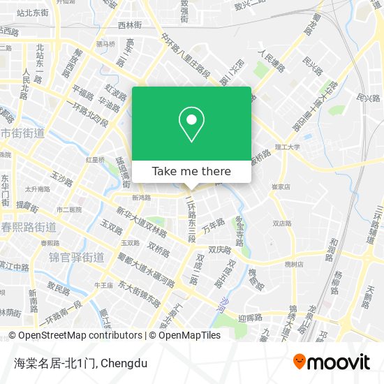 海棠名居-北1门 map