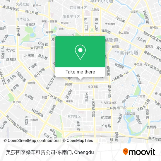 美莎四季婚车租赁公司-东南门 map