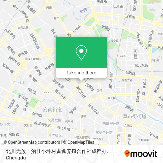 北川无族自治县小坪村畜禽养殖合作社成都办 map