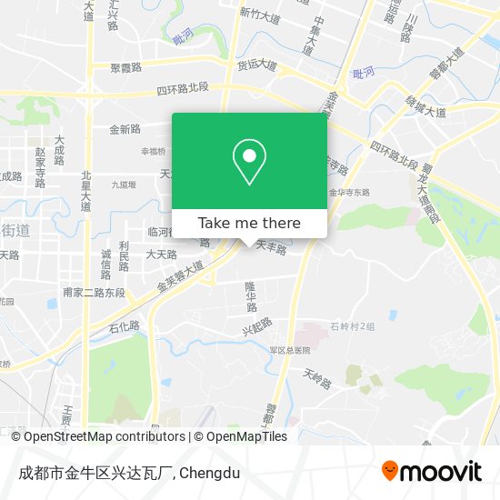 成都市金牛区兴达瓦厂 map