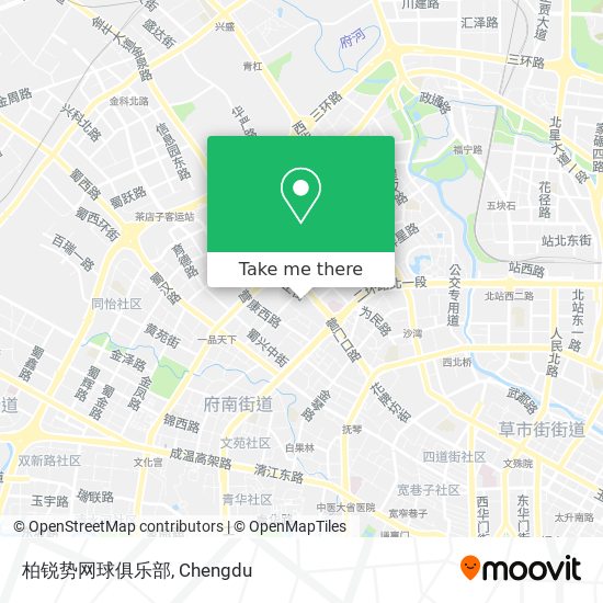 柏锐势网球俱乐部 map