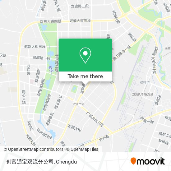 创富通宝双流分公司 map