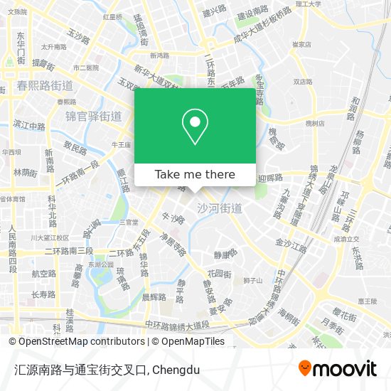汇源南路与通宝街交叉口 map