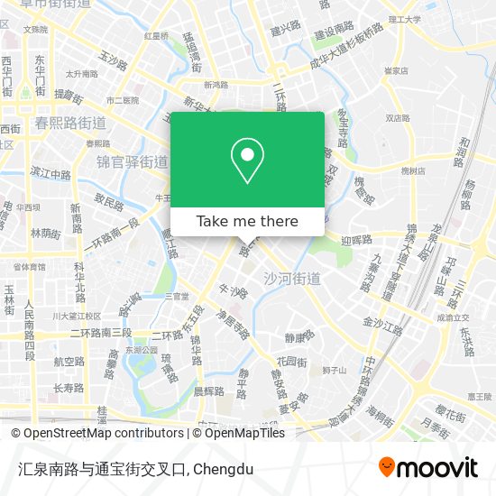 汇泉南路与通宝街交叉口 map