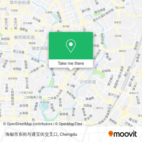 海椒市东街与通宝街交叉口 map