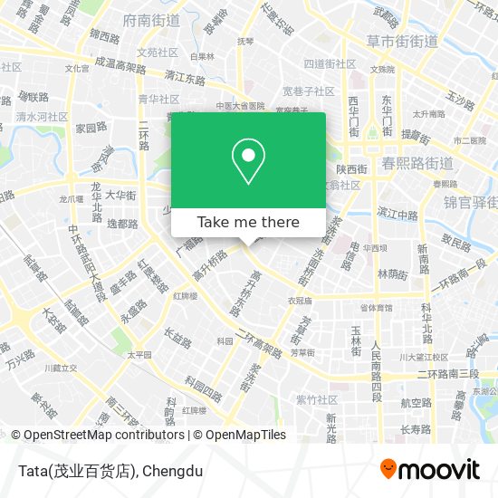 Tata(茂业百货店) map