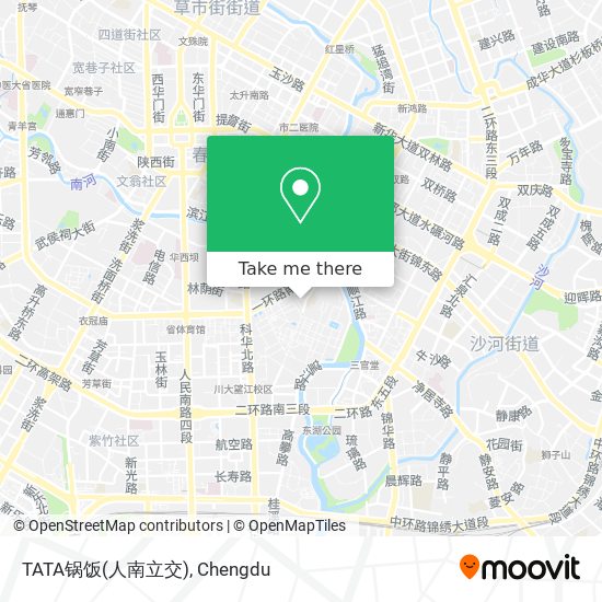 TATA锅饭(人南立交) map