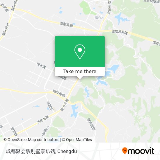 成都聚会趴别墅轰趴馆 map