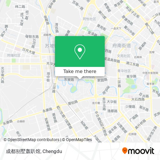 成都别墅轰趴馆 map