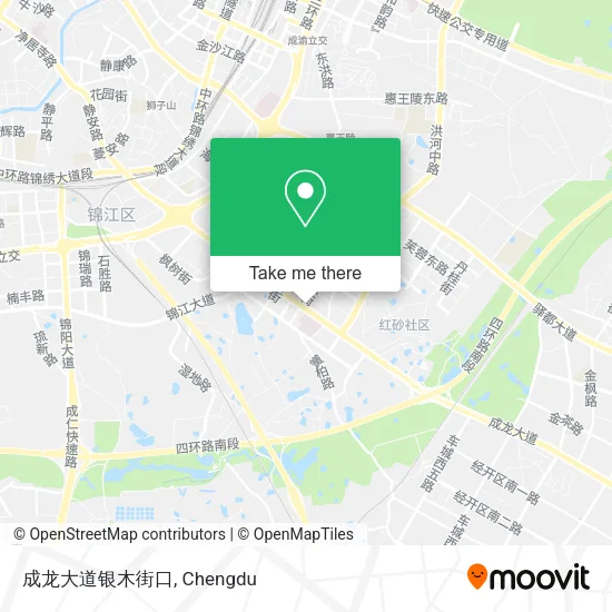 成龙大道银木街口 map